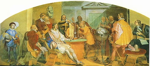 Ferdinand II in de Accademia del Cimento.