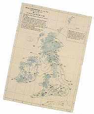 Aan het einde van de negentiende eeuw werden rapporten van weerstations in heel Groot-Brittani gebruikt voor het samenstellen van weerkaarten.