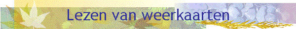 Lezen van weerkaarten